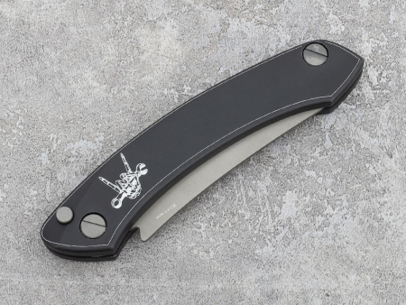 Складной нож BeaverKnife AERO алюминивая рукоятка с персональной гравировкой, сталь Elmax (105 мм) 