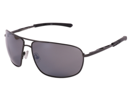 Очки Gargoyles Shindand ободковая металлическая тёмно-серая оправа с темно-серыми  линзами (10700095.QTM)