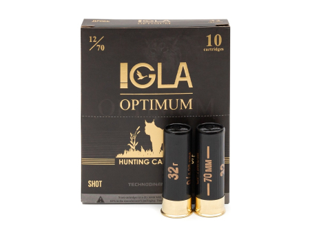 Патрон дробовой IGLA Optimum кал. 12/70 № 0 (4,25 мм) 32 г, уп. 25 шт.