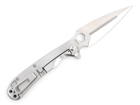 Складной нож Daggerr Arrow с замком Frame lock, рукоятка Stainless steel, сталь D2 (97 мм)