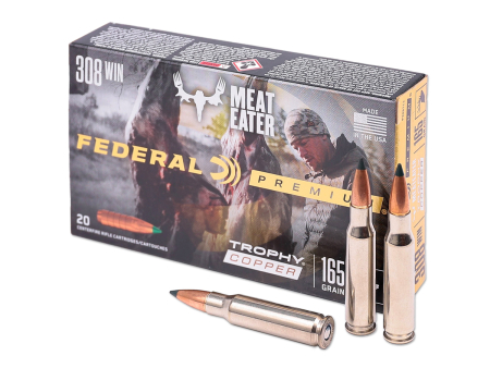 Патрон Federal Premium кал. .308 Win Trophy Copper (165 grain / 10,7 г) уп. 20 шт
