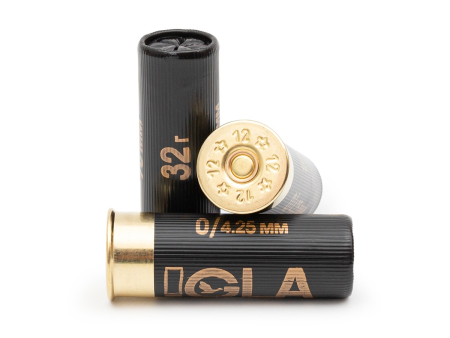 Патрон дробовой IGLA Optimum кал. 12/70 № 0 (4,25 мм) 32 г, уп. 25 шт.