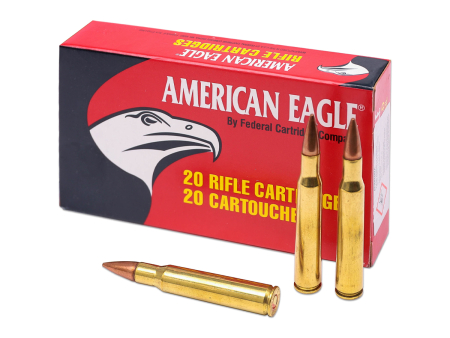 Патрон Federal American Eagle кал. .30-06 Springfield FMJ BT (150 grain / 9,7 г) уп. 20 шт