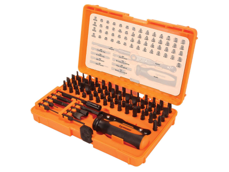 Набор бит с рукояткой-битодержателем 1/4" Lyman Master Gunsmith 68 Piece Set (7991361)