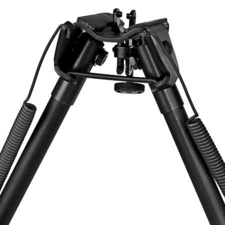 Сошки Harris 1A2-L (23-33 см) ножки с автостопором, фиксированное основание, крепление на адаптер под антабку.