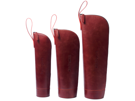 Чехол для хранения оптического прицела HuntingHorn S / 6x35 см, кожа (HH203315)