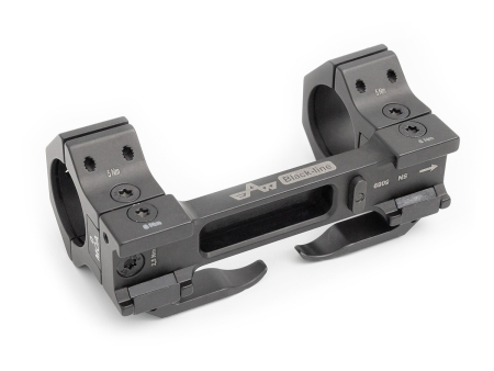 Кронштейн моноблочный Apel (EAW) black-line, быстросъемный (D30мм / BH 22мм / 0-20-40 MOA) на планку Picatinny