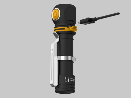 Универсальный Г-образный фонарь Armytek Elf C2 Micro-USB Warm 1023 lumens (тёплый свет)
