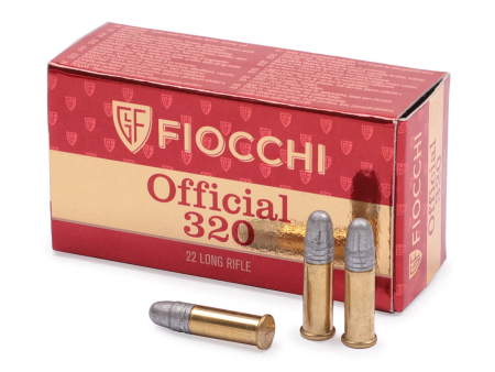 Патрон Fiocchi Official 320 кал. .22 LR LRN (40 grain / 2,6 г) уп. 50 шт