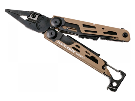 Мультитул Leatherman Signal Coyote Tan 19 инструментов, нейлоновй чехол (832404)