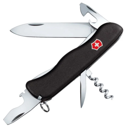 Швейцарский нож Victorinox Picknicker 111 мм, 11 функций, чёрный (0.83533)
