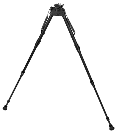 Сошки Harris S-25 (30-63 cм) трёхсекционные гладкие ножки шарнирное основание с качением, крепление на адаптер под антабку.