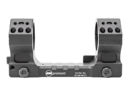 Кронштейн моноблочный MAKpromont 53500-34218 быстросъемный (D34мм / BH 21мм / 0 MOA) на базу Picatinny