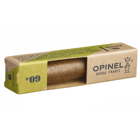 Нож Opinel №9, нержавеющая сталь, ореховая рукоять в картонной коробке, 002425
