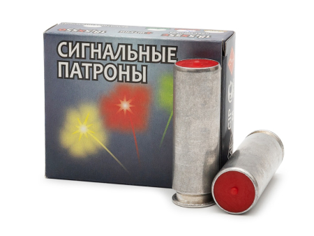 Патрон сигнальный НОТ кал. 18,5х55 красный уп. 4 шт