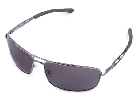 Очки Gargoyles Barricade ободковая металлическая  тёмно-серая оправа с дымчатыми линзами (10700226.QTM)