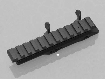 Крепление - адаптер MAKuick 5022-5000 быстросъёмное основание с планкой Picatinny на призму шириной 12 мм  