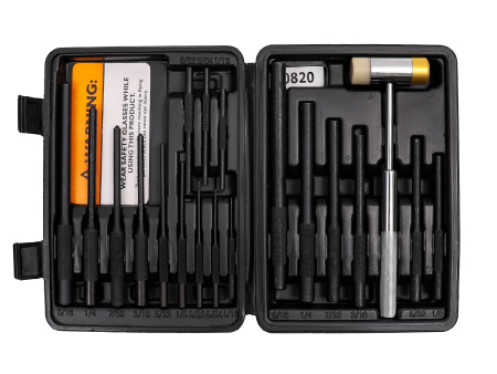 Набор стальных выколоток Wheeler Master Roll Pin Punch Set (110128)