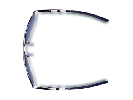 Очки - авиаторы Gargoyles Victor Polarized ободковая  металическая серебряная оправа с линзами синий градиент (10700139.QTM)  