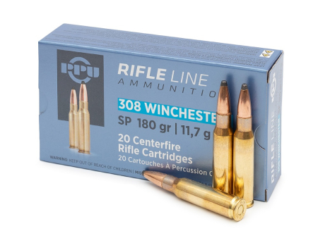 Патрон PPU кал. 308 Win. SP (180 grain / 11,7 г) уп. 20 шт.