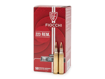 Патрон Fiocchi кал. .223 Rem FMJ (55 grain / 3.56 г) уп. 50 шт