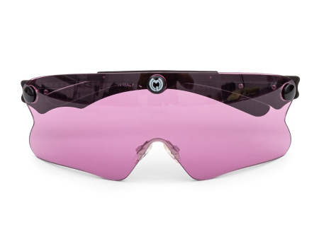 Очки для стрельбы Castellani C-Mask Pro (LIGHT PURPLE / 41%) в жёстком чехле на 6 линз.