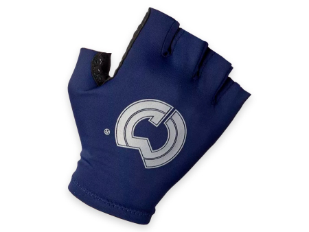 Перчатки Castellani Half Finger Pro для спортивной стрельбы, синий