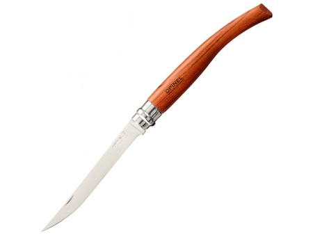 Нож филейный Opinel №12, нержавеющая сталь, рукоять оливковое дерево