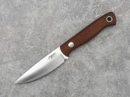 Нож Small, Рукоять -Микарта койот, насечка