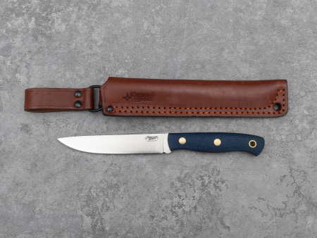 Нож Южный Крест Slender М, рукоять - Микарта синяя, насечка