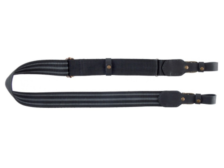Ремень для ружья Vektor регулируемый, прорезиненный нейлон шириной 40 мм чёрный (Р-5ч)