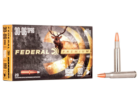 Патрон Federal Premium кал. .30-06 Springfield Nosler Accubond (180 grain / 11,7 г) уп. 20 шт