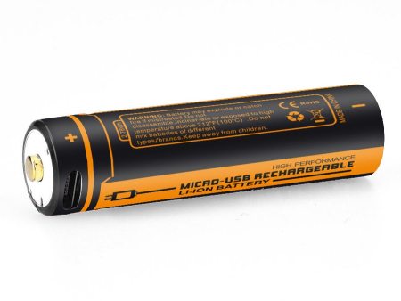 Аккумуляторная батарея FiTorch 14500 (AA) Li-Ion 750mAh / 3.7, с разъёмом micro- usb (1 шт)