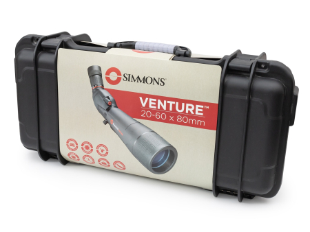 Зрительная труба Simmons 20-60x80 Venture Black FMC, WP,Tripod, Hard/Soft Case, 45 d