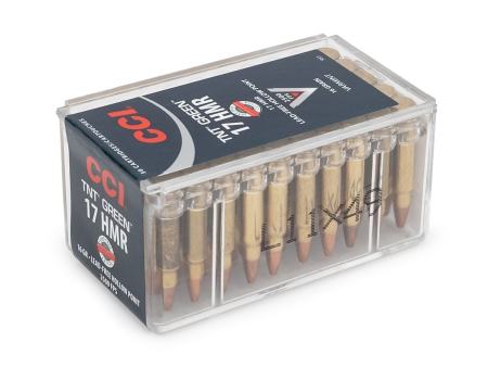 Патрон CCI Super TNT Green HP кал. .17 HMR (16 grain / 1 г) уп. 50 шт