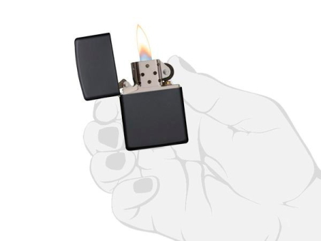 Зажигалка ZIPPO Black Matte 218