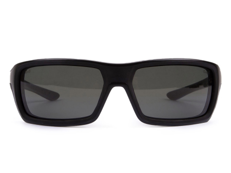 Очки Gargoyles Khyber ободковая чёрная оправа с синими линзами (10700195.QTM)