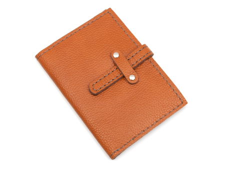 Обложка для паспорта и авто документов Art QUEEN (цвет рыжий)