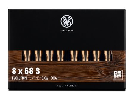 Патрон RWS кал. 8X68 S Evolution (200 grain / 13 г) уп. 20 шт