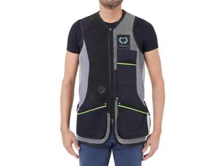 Жилет Castellani Rio Evolution Trap для спортивной стрельбы, мужской, тёмно-серый