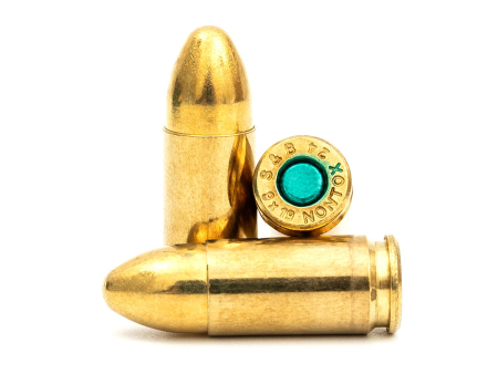 Патрон Sellier & Bellot кал. 9x19 (9mm Luger) Nontox TFMJ (115 grain / 7,5 гр), уп. 50 шт.