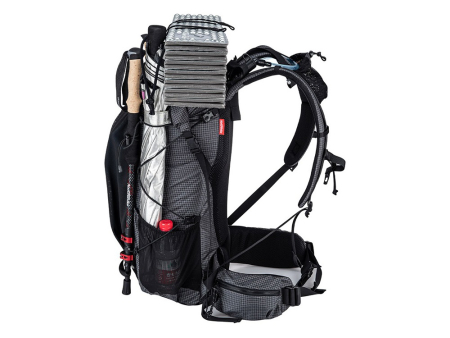 Рюкзак туристический Naturehike Rock, 40+5 л, 26х18х56см, черный
