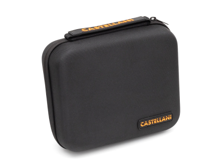 Очки для стрельбы Castellani C-Mask Pro (ORANGE / 54%) в жёстком чехле на 6 линз.