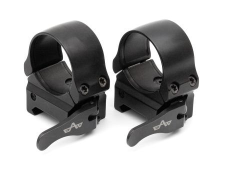 Крепление Apel (EAW) быстросъёмные, раздельные кольца (D 30мм / BH 10мм) на планку Picatinny