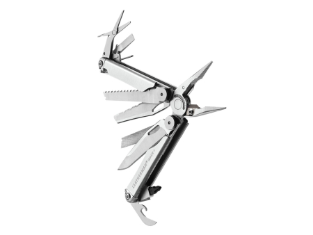 Мультитул Leatherman Wave Plus Stainless 18 инструментов, нейлоновый чехол (832532)