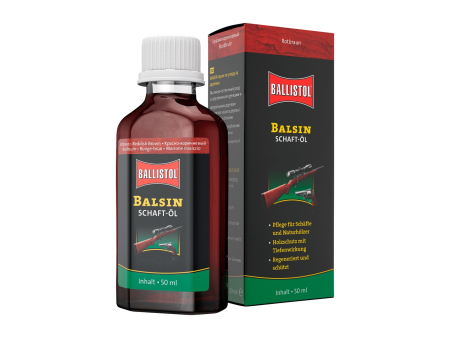 Средство Ballistol Balsin Schaftol для обработки дерева, 50 мл (красно-бурое)