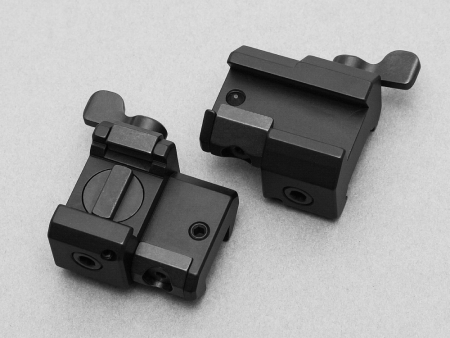 Кронштейн быстросъёмный MAKuick 5250-4012 раздельные базы под LM Prisma (BH 12 мм) на планку Picatinny 