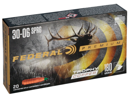 Патрон Federal Premium кал. .30-06 Springfield Trophy Copper (180 grain / 11,7 г) уп. 20 шт