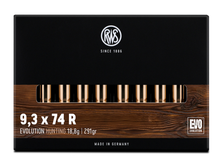 Патрон RWS кал. 9.3x74R Evolution (290 grain / 18,8 г) уп. 20 шт