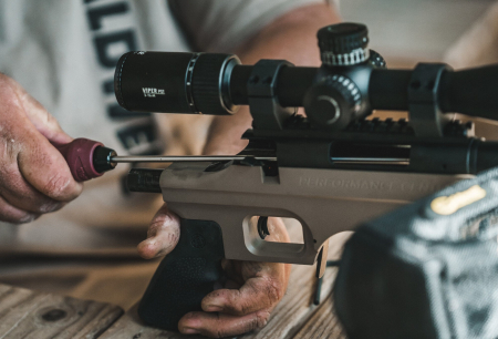 Карбоновый шомпол Tipton Max Force Carbon калибр .22 (5,6 мм) длина 100 см с регулируемой рукоятью, внутрення резьба 8/32 (658539)